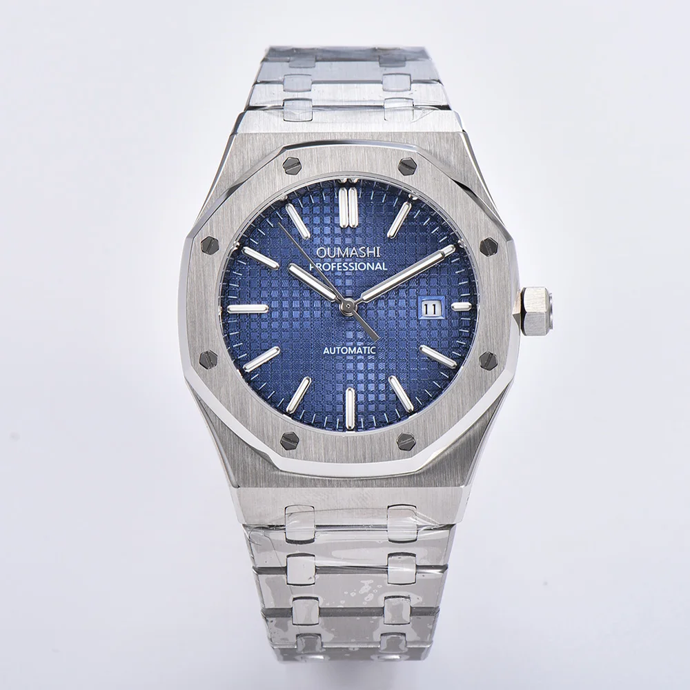 OUMASHI мужские часы автоматические механические 41 мм светящийся календарь