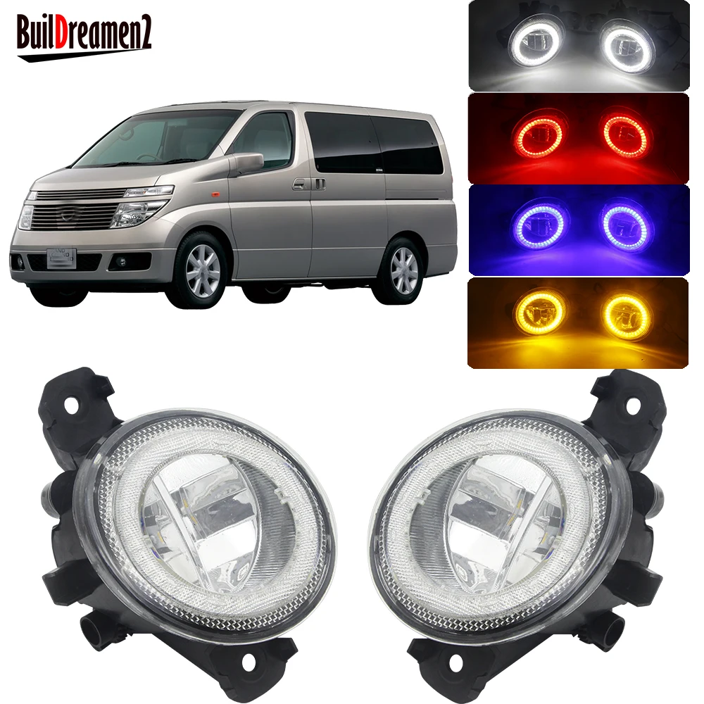 Автомобильные противотуманные фары ангельские глазки 2 шт. светодиодные дневные