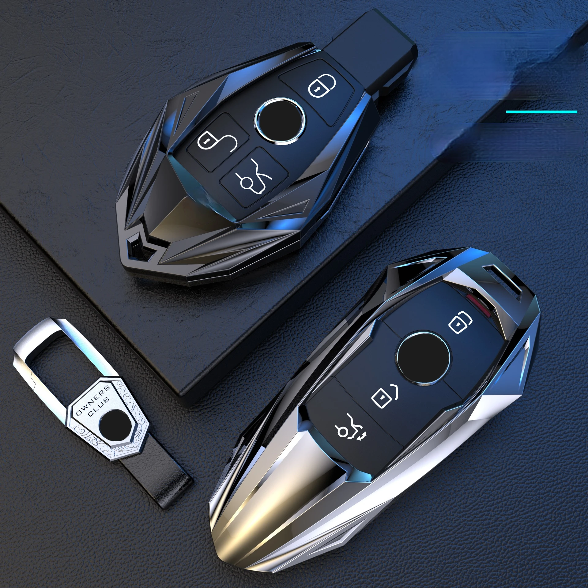 

Zinc Alloy Car Smart Remote Protection Key Shell Cover for Mercedes Benz AMG 2016 2017 E Class W213 E200L E260 E300L E320L