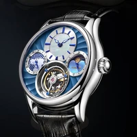 aesop tourbillon mechanical wristwatches watch men clocks sapphire crystal automatic watches skeleton luxury relogio masculino