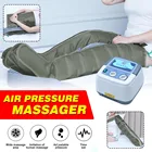 Компрессионный массажер с 8 воздушными камерами, многофункциональная вибрационная инфракрасная терапия для ног, рук, талии, пневматическая обертывание, массажер для ног