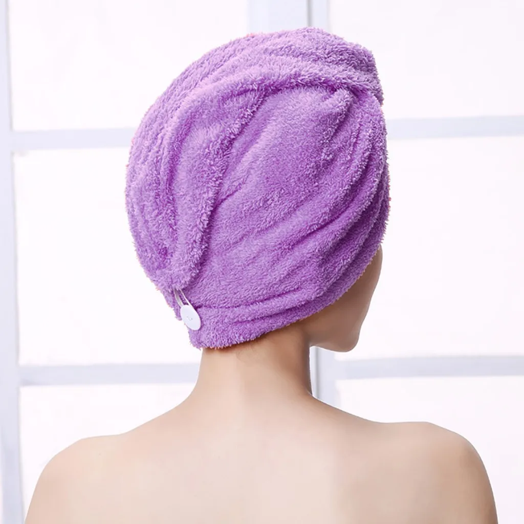 Новинка 2020 года однотонная искусственная микрофибра тюрбан для волос женская