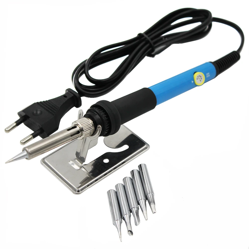 

Инструмент-карандаш с регулируемой температурой, 60 Вт, с железными наконечниками