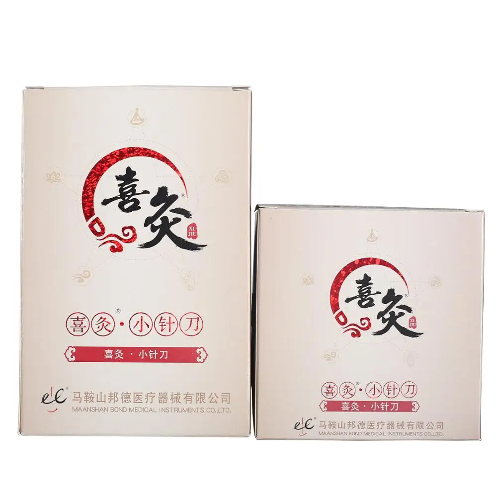 

50 Pieces/box Disposable Aucpuncture Knife Needle Disposable Micro Acupotome Painless Massage Needle Sharp Sterile Needle Knife
