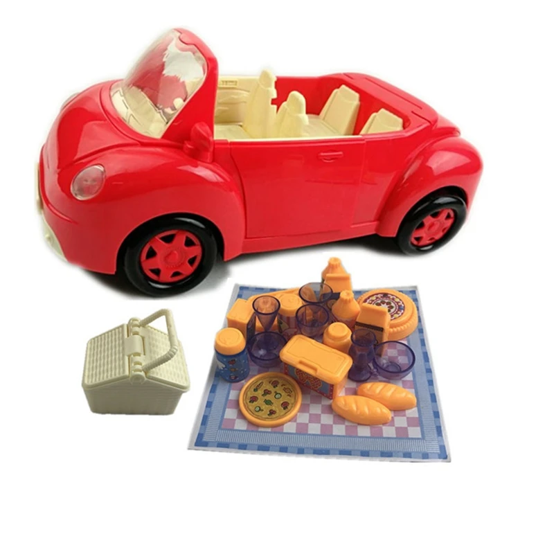 

Children's Convertible Picnic Car Toy Game Set Simulation Picnic Camping Car Sets Simulated Picnic Camping Car Set
