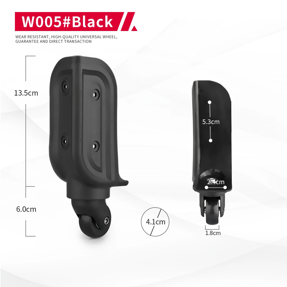 DILONG W005 Suitcase wheels replacement parts luggage case replace accessories universal wheels durable rubber casters