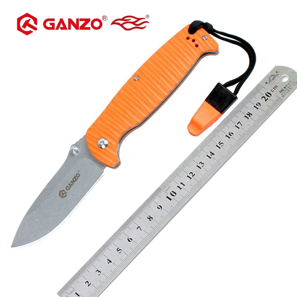 58-60HRC Ganzo G7412P Жар-птица 440C Лезвие G10 ручка складной нож выживания кемпинг инструмент карманный нож тактический edc Открытый инструмент