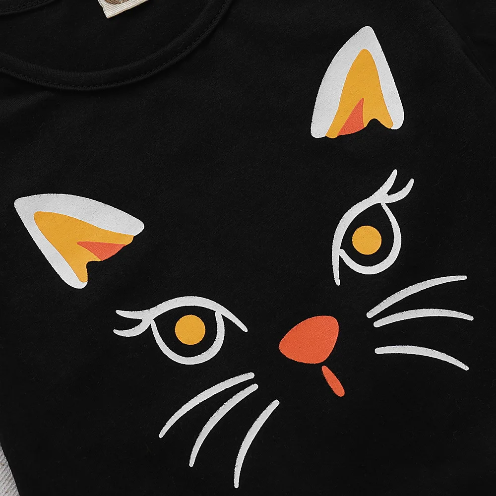 Одежда для маленьких девочек футболка с длинными рукавами и рисунком детская