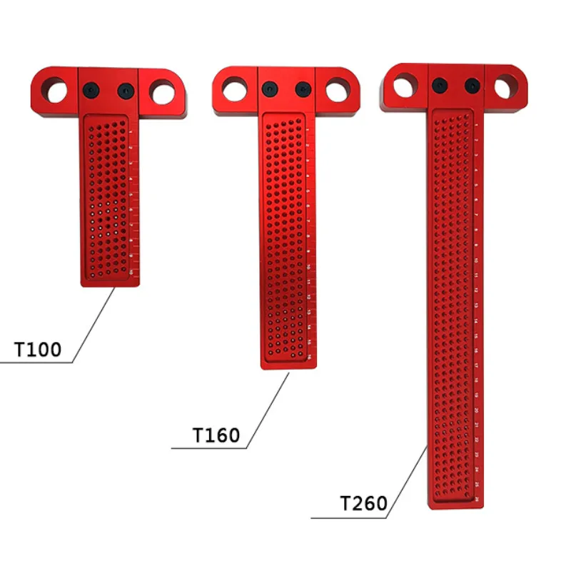 Деревообрабатывающий наконечник T60/T100/T160/T260 T-образная линейка измеритель
