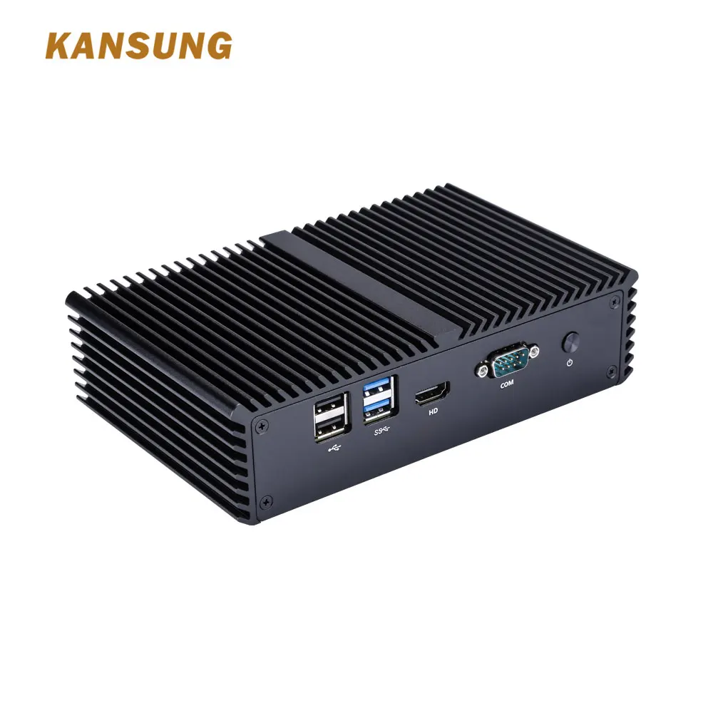 Linux PC настольный компьютер Quad LAN Мини ПК Windows 7 процессор Intel Core Игровая приставка 4