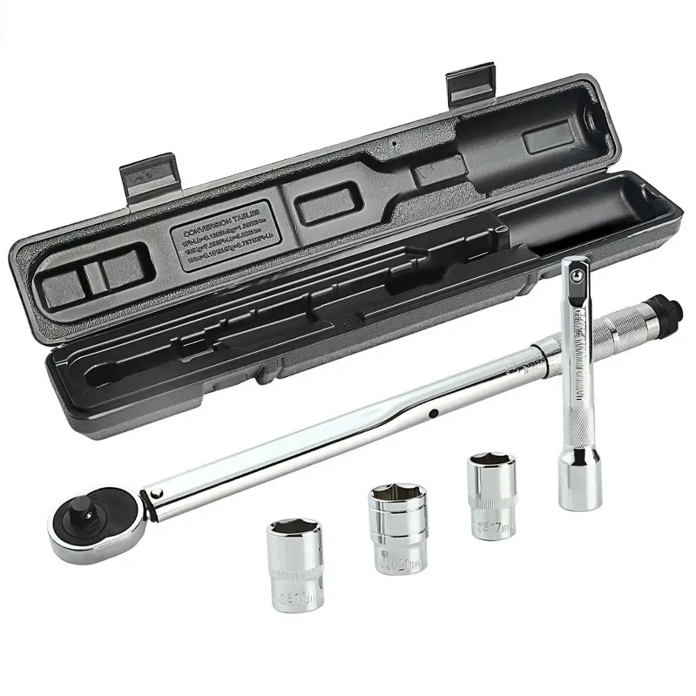 Набор динамометрических ключей 1/2 дюйма с удлинителем 17 мм 19 21 (20 160 футов lb/20 210 нм)|