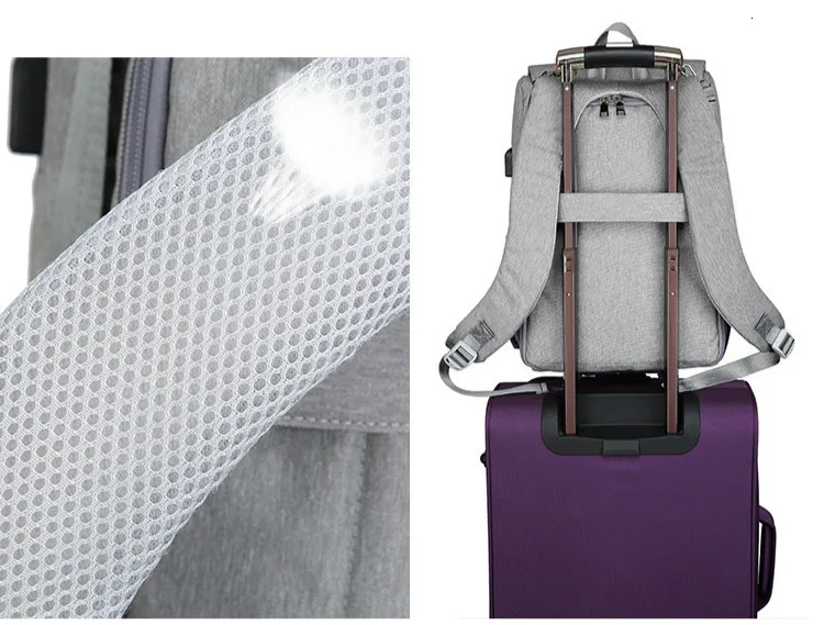 Модный рюкзак для мам подгузник беременных Большая вместительная сумка