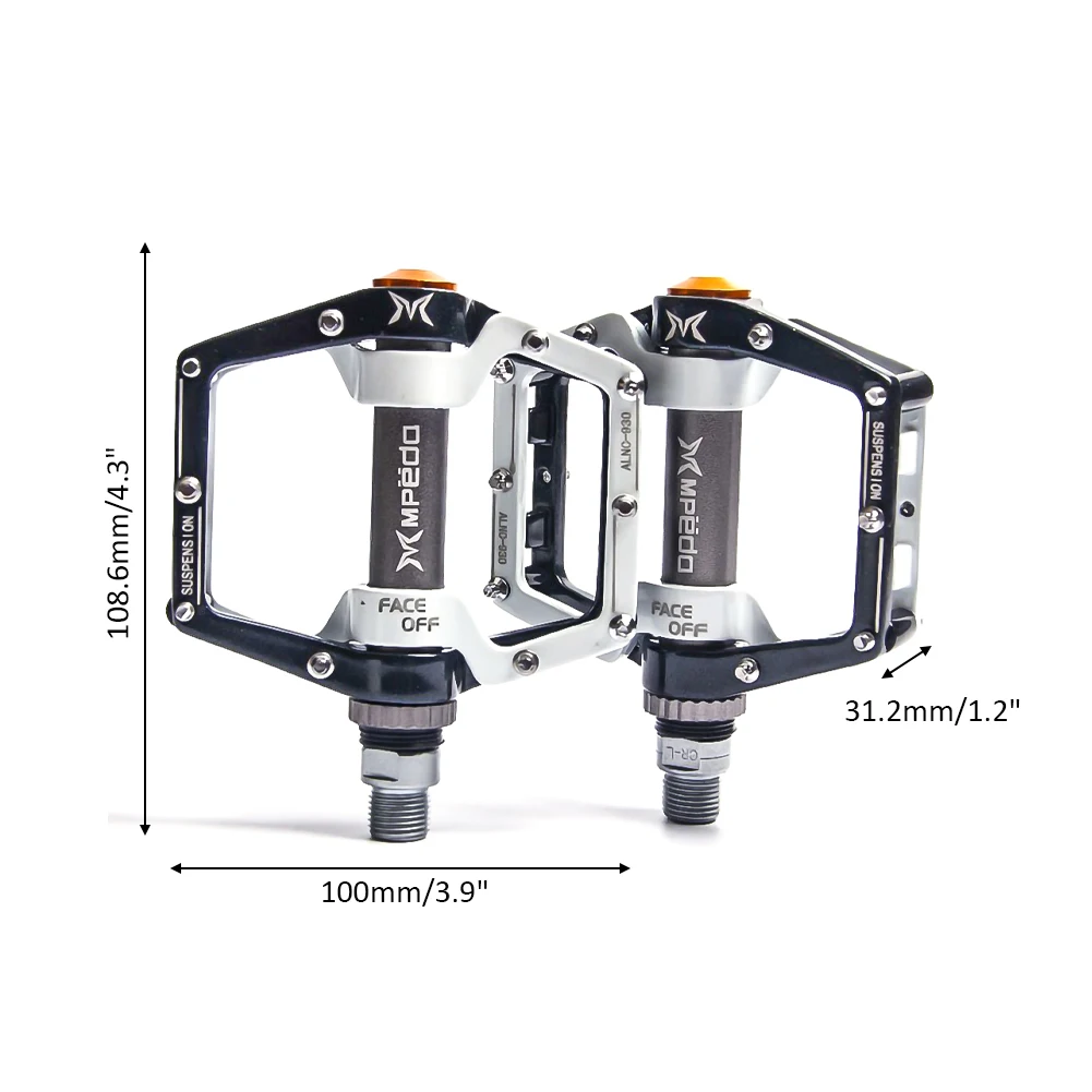 Противоскользящая Ультралегкая педаль для велосипеда с ЧПУ MTB горный велосипед