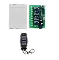 433mhz 12 v 12v 4ch rf wireless remote control switch system receiver transmitters for appliances gate garage door window lamp