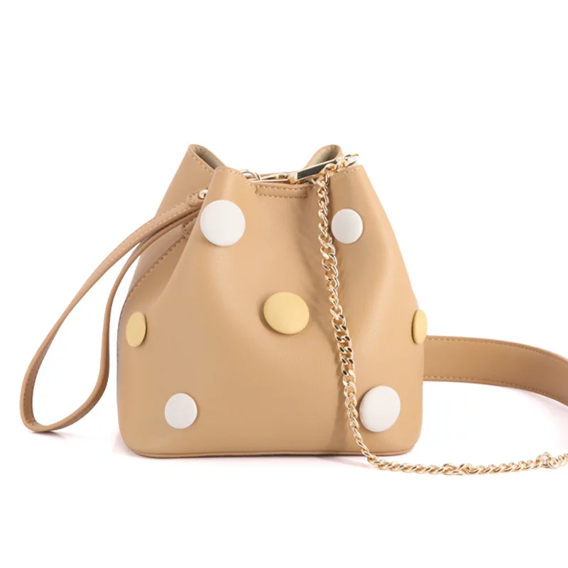 

2021 new dual-use bag women's fashion simple portable large bucket bag solid color single shoulder diagonal student cute bag