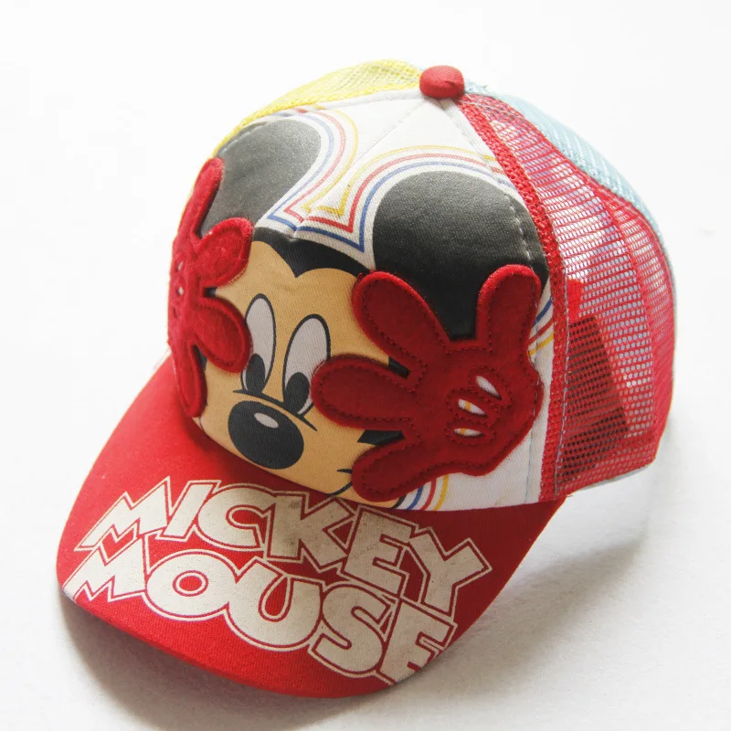 Disney Микки и Минни Маус для маленьких девочек шляпа с рисунком бантом детский