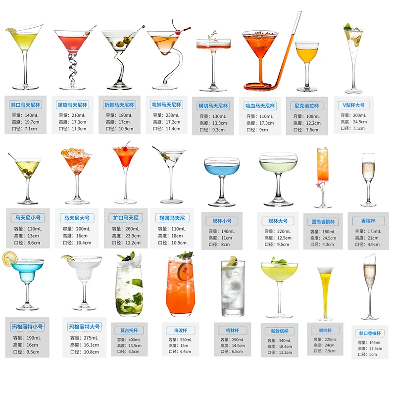 Креативный семейный пивной сок виски бориновый мартини бокал для вина с питьевым