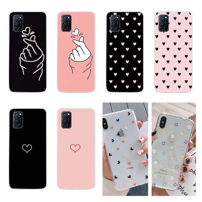 Для OPPO A52 A72 A92 чехол тонкий милый рисунок Мягкий ТПУ силиконовый для A5 A3S A7 A5S A31 A9 2020