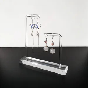 Прозрачный из акрила для серег стеллаж для украшений, чехол для сережек, органайзер для подвешивания сережек, подставка для ювелирных изделий, органайзер для сережек
