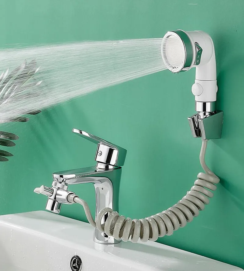 Смеситель для ванной комнаты с внешней душевой головкой унитаз умывальник