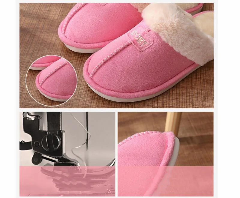 Женские домашние тапочки Сезон Зима Теплые зимние ботинки на плюше удобные