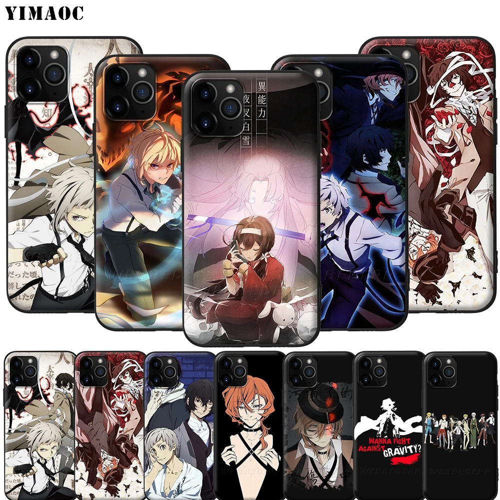 Мягкий силиконовый чехол YIMAOC Bungo для iPhone 12 Mini 11 Pro XS Max XR X 8 7 6 6S Plus 5 5S SE|Бамперы| |