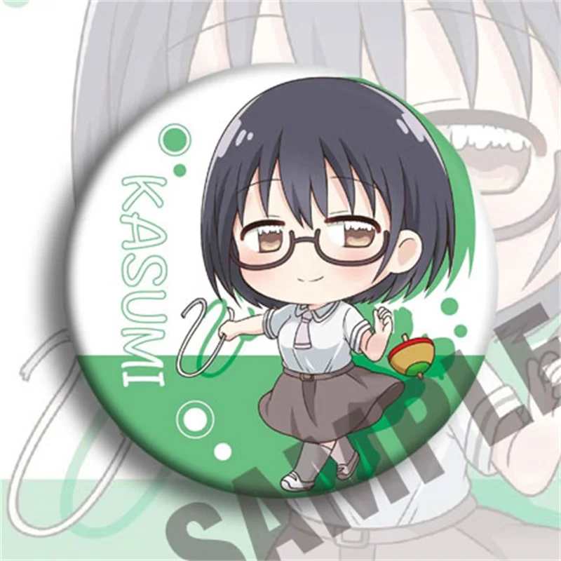 Японский аниме Asobi Asobase Hanako Honda Косплей Вечеринка Bedge мультфильм собирать значок