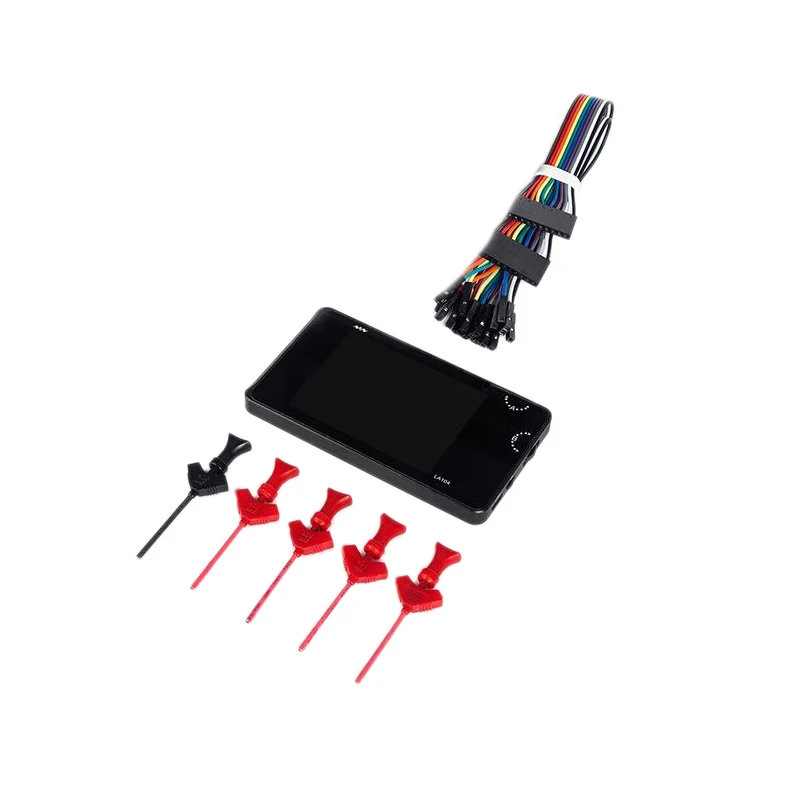 Цифровой логический анализатор 2 8 дюймов Sn 4 канала Осциллограф SPI IIC UART