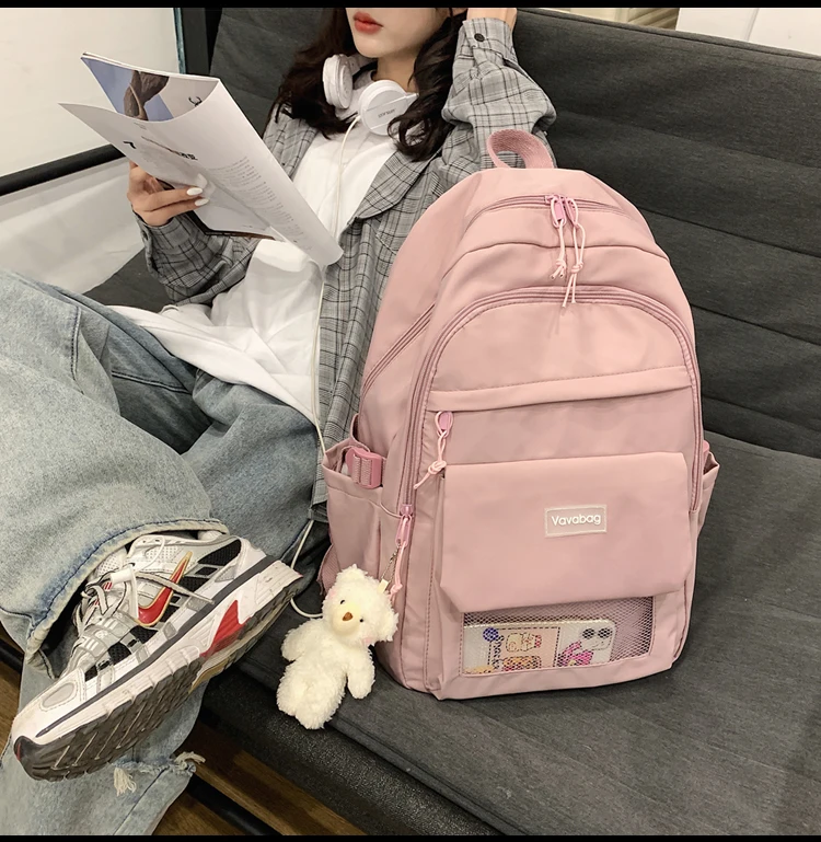 

YTX1731 2021 new Female college student class bag simple backpack Japanese college style backpack