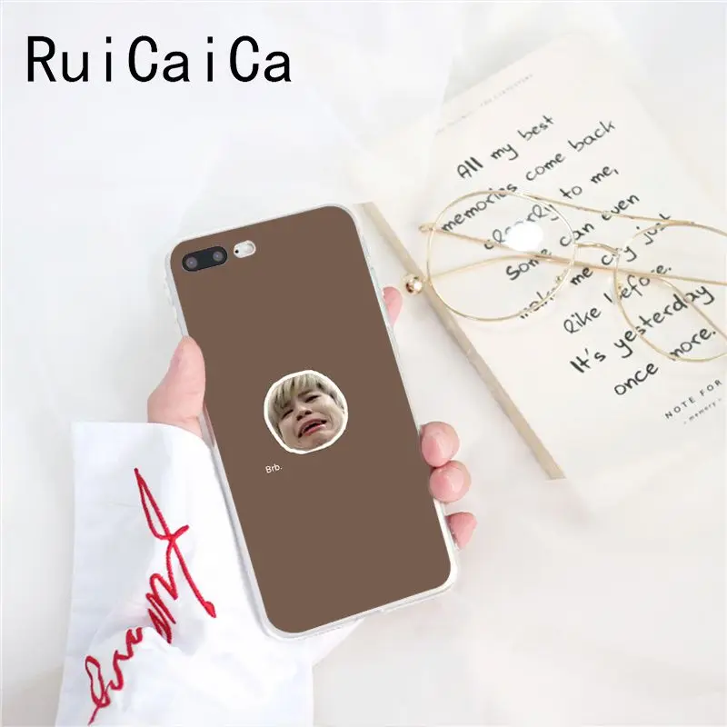 A14 Ruicaica KPOP корейские мальчики Jimin Suga RM Роскошный Уникальный Дизайн чехол для телефона для iPhone 8 7 6 6S Plus X XS MAX 5 5S SE XR 10 - Цвет: A14