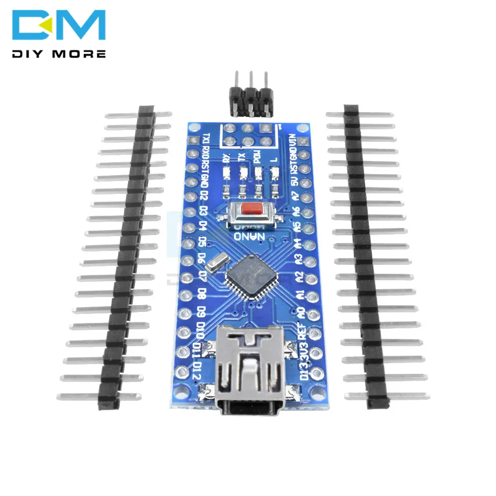 Mini USB CH340 Nano 3,0 ATmega328P плата контроллера совместима с Arduino Nano CH340 USB драйвер Nano V3.0 ATmega328