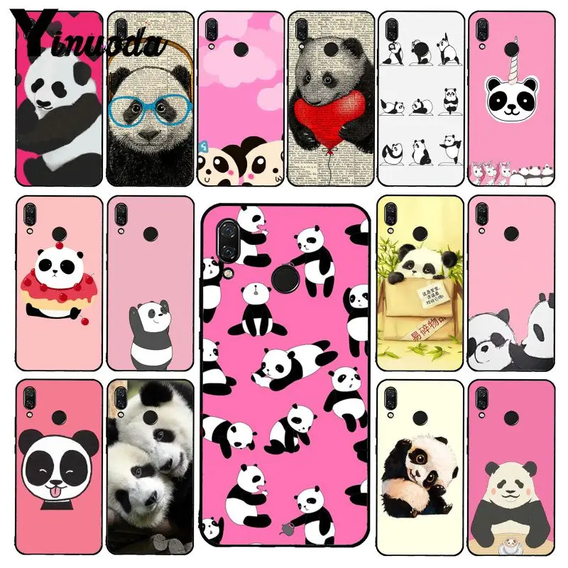 Чехол для телефона Yinuoda с милыми мультяшными животными розовой пандой Xiaomi Redmi Note 7