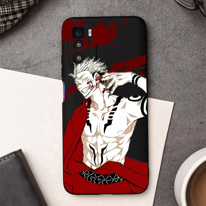 Чехол для Xiaomi Redmi Note 10 Pro 9 9C 9A POCO M3 X3 F3 Gojo Satoru | Мобильные телефоны и аксессуары
