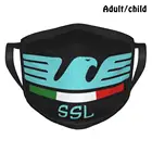 Маска для лица с забавным принтом Ssl 1900 Ss Lazio Mascherina, лучший подарок, многоразовая маска для лица Ssl Lazio Ss Lazio 1900 Mascherina Ultras