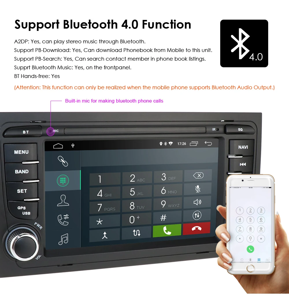 4G wifi Android 9,0 Автомобильный gps Navi для audi A4 2002-2008 S4 RS4 8E 8H B6 B7 с BT RDS мультимедийный плеер радио