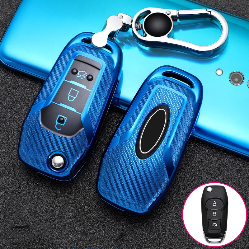 

Case Car Key Cover For Ford Fusion Fiesta Escort Mondeo Everest Ranger 2019 S Max Kuga 2 Focus MK3 Ecosport Holde Accessories