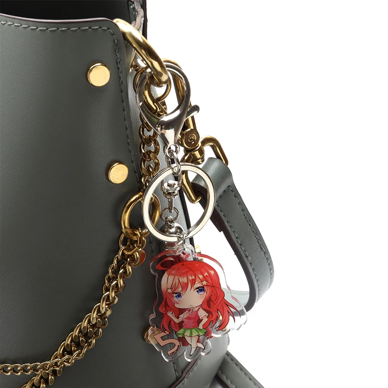 Новинка кольцевой брелок для ключей с фигурками Накано ичика Nino Miku Yotsuba Itsuki