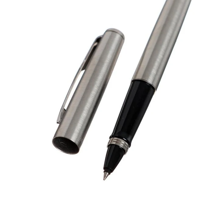 Ручка-роллер Parker Jotter Core T61 Stainless Steel CT F 0.5 мм корпус из нержавеющей стали чёрные