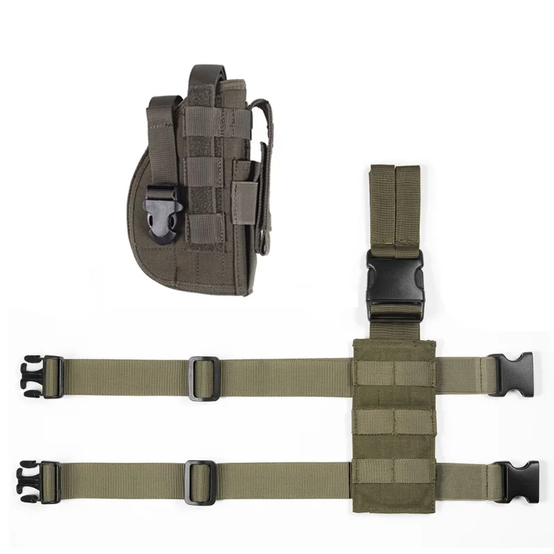 OneTigris тактический Molle кобура для пистолета с откидной ножкой платформа для правшей стрелков 1911 45 92 96 Glock страйкбол пейнтбол