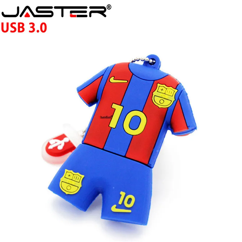 JASTER 3,0 Барселона футбольная Джерси Barca Messi флешки, usb флеш-карта диск 4 ГБ 8 ГБ 16 ГБ 32 ГБ футбольный флэш-накопитель подарок