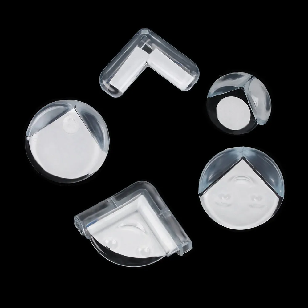 4 шт. детская мягкая силиконовая Прозрачная защитная угловая накладка на угол