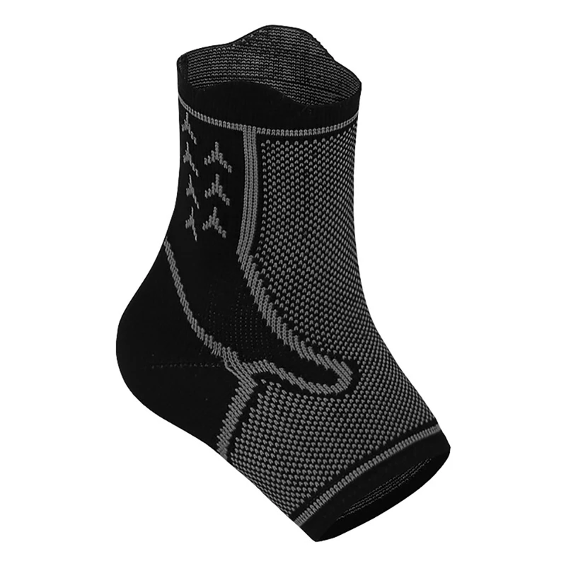 1 шт. Поддержка печатных дышащая трикотажная компрессионный рукав на ногу с