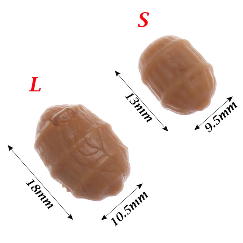 10X рыболовные мягкие плавающие искусственные тигровые орехи приманки для ловли