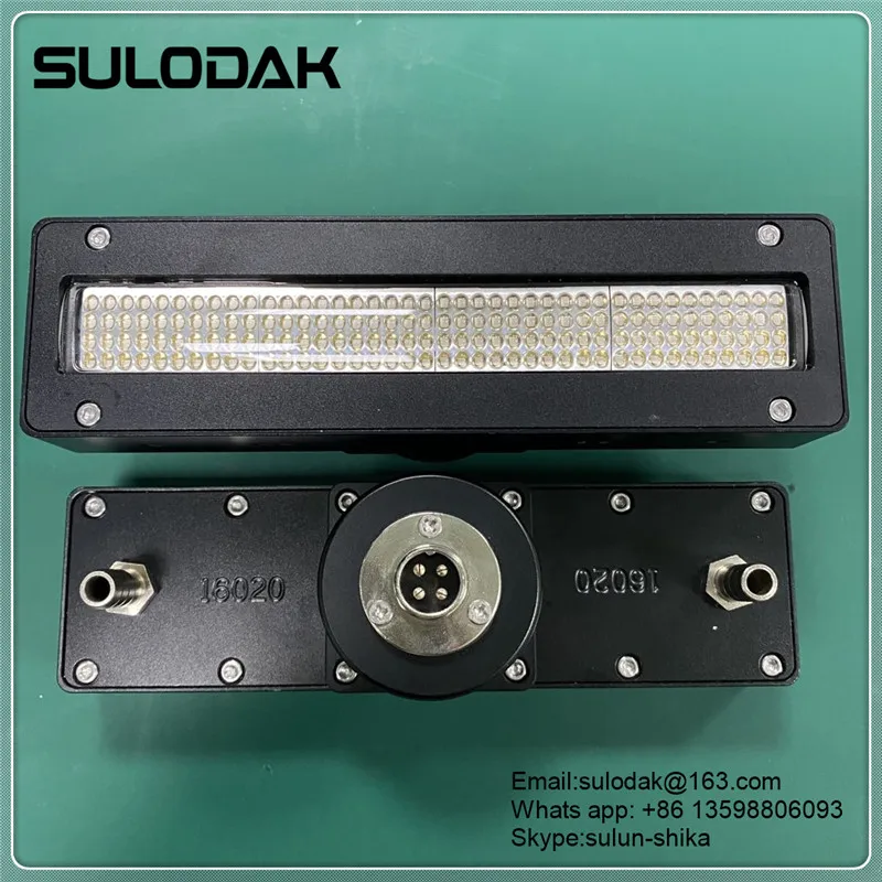 2 шт. 800 Вт УФ чернила сушки отверждения лампы с резервуар для воды кулер один