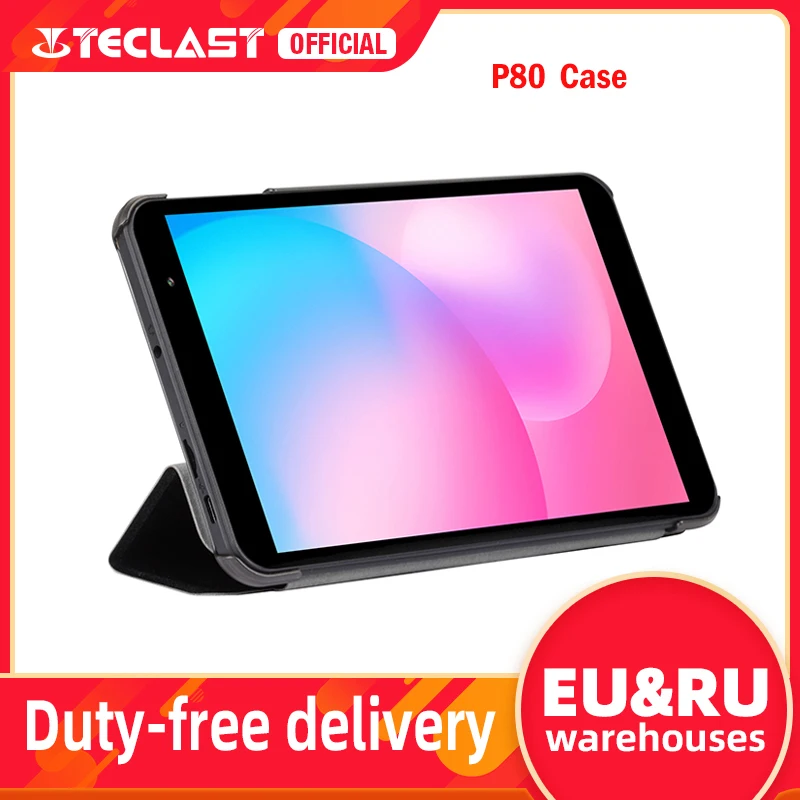 Оригинальный 8-дюймовый чехол для планшета Teclast P80 чехол из полиуретановой кожи для планшета, чехол-подставка для планшета P80, защитный чехол