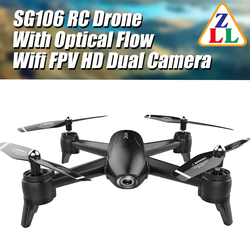 Квадрокоптер SG106 HD с двойной камерой 720P Wi Fi FPV|Радиоуправляемые вертолеты| |