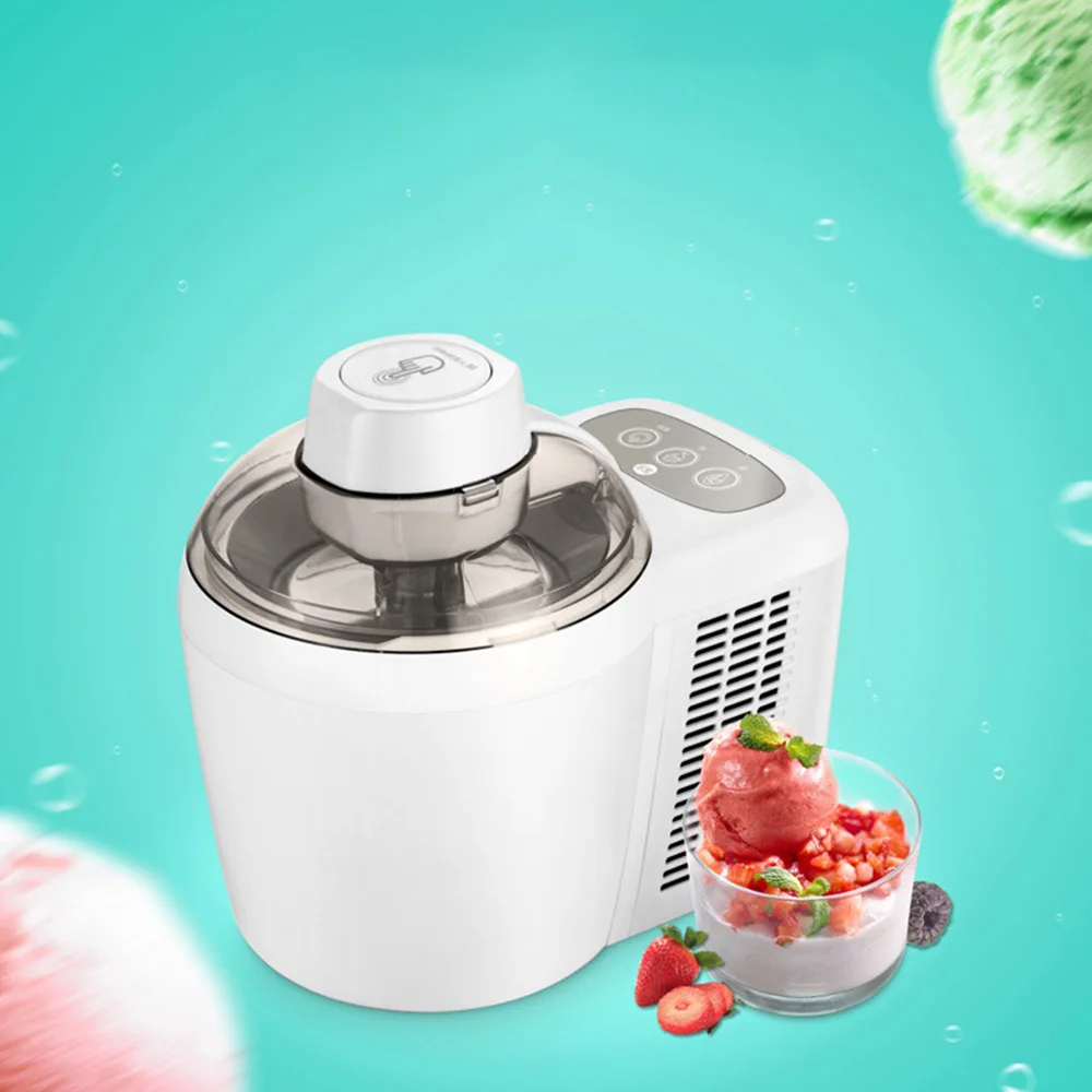 Mini Ice Cream Machine Home Small Automatic Cone Machine Homemade Children Diy Fruit  Ice Cream Machine