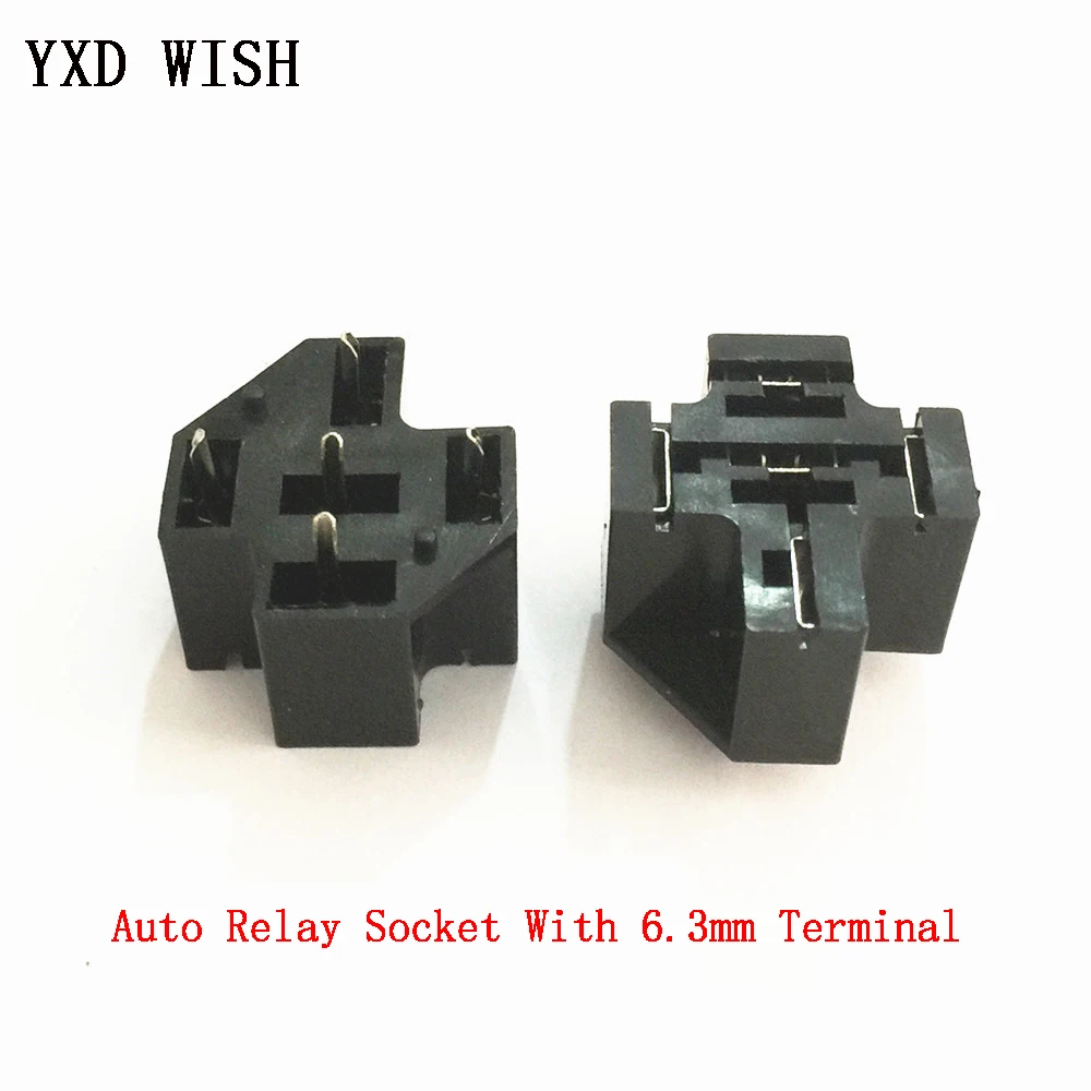 Автомобильная релейная розетка с клеммой 6 3 мм для универсальной автомобильной