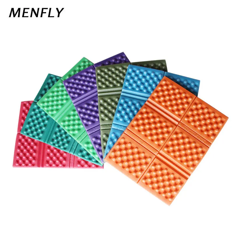 

MENFLY Training Park Folding Portable Small Cushion Outdoor Camping Pad for Hiking XPE 6-Fold Foldable Pillow Picnic Sitting Mat