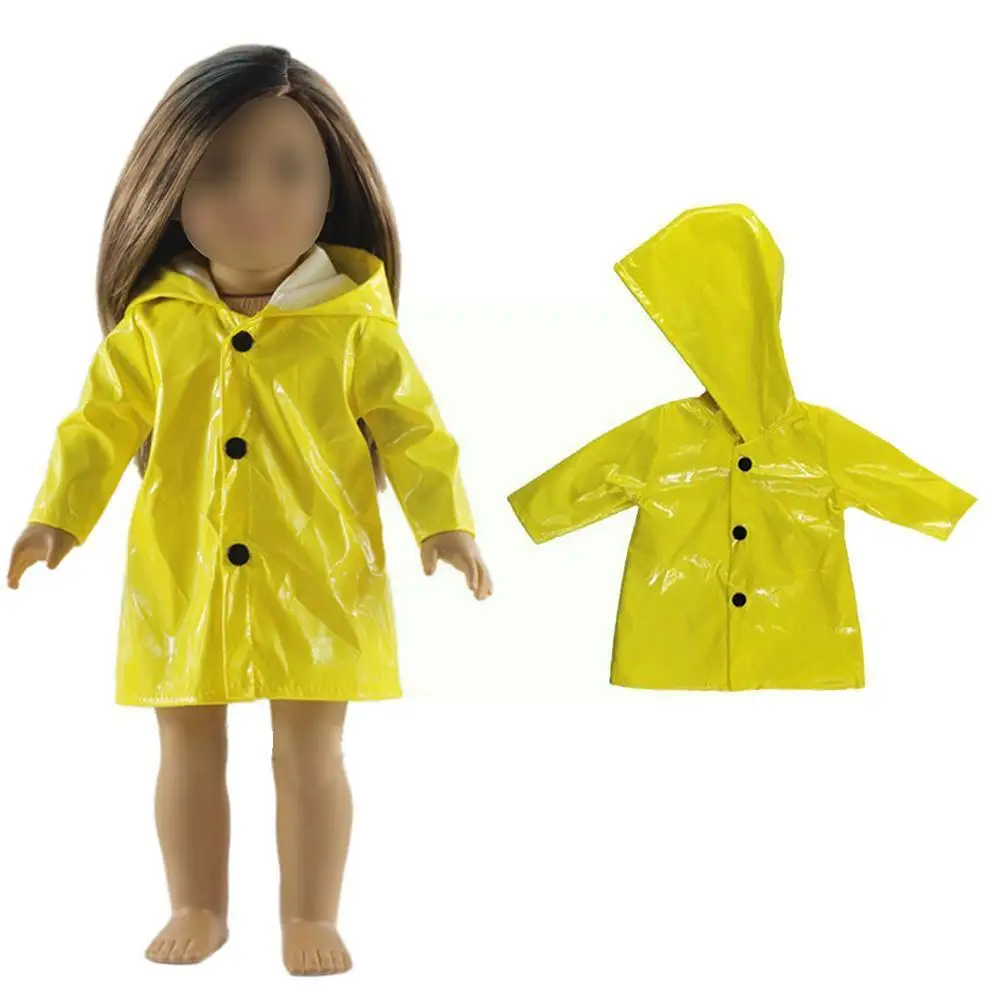 

Плащ-дождевик для кукол, 45 см, 18 дюймов